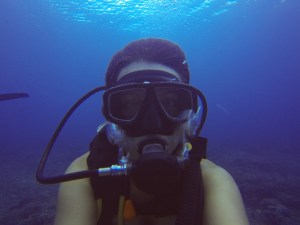 Diving selfie