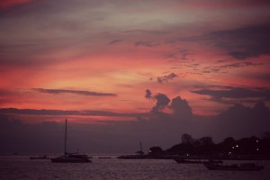Sunset on Gili Air.