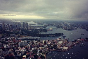 View helicopter Sydney