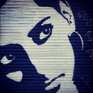 Monachrome streetart