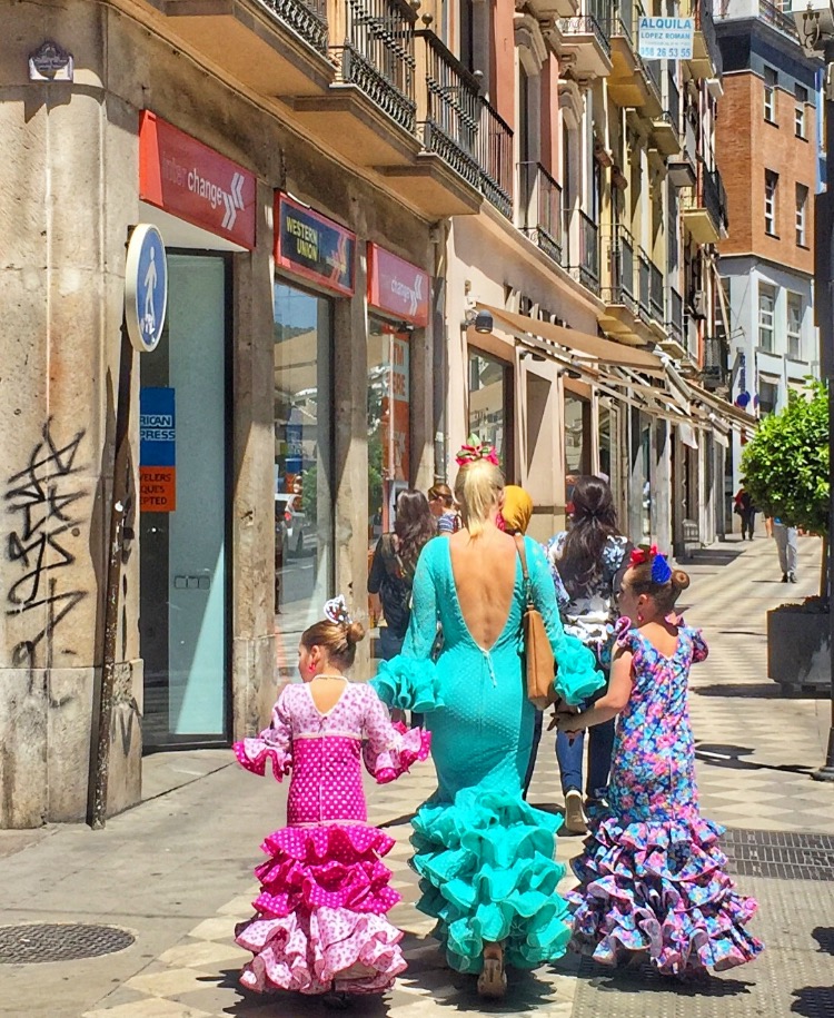 Flamenco women, Spain