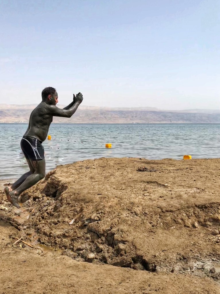 Man, jump, Dead Sea