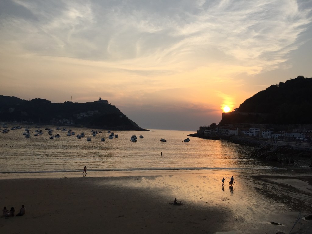 Sunset, San Sebastian